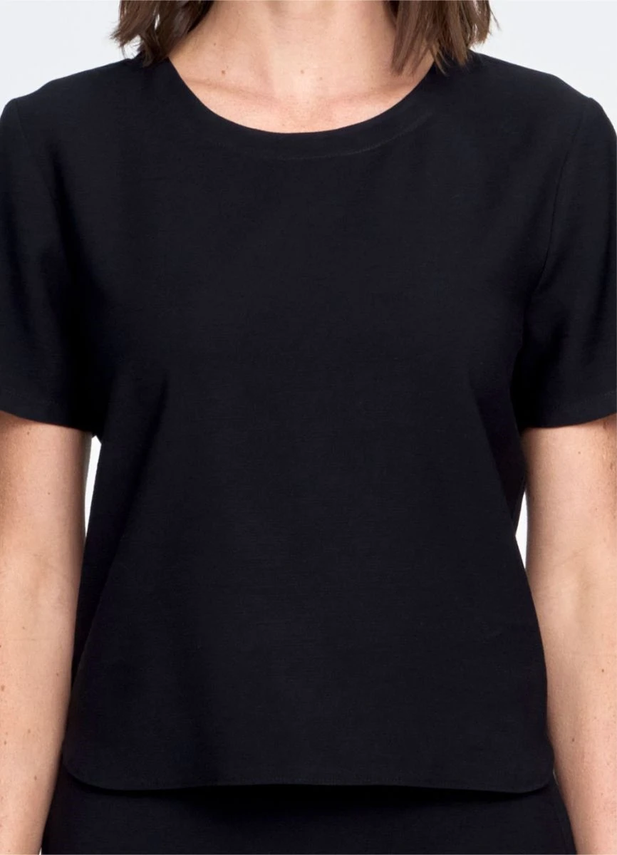 BLUSA ALFAIATARIA - Preto