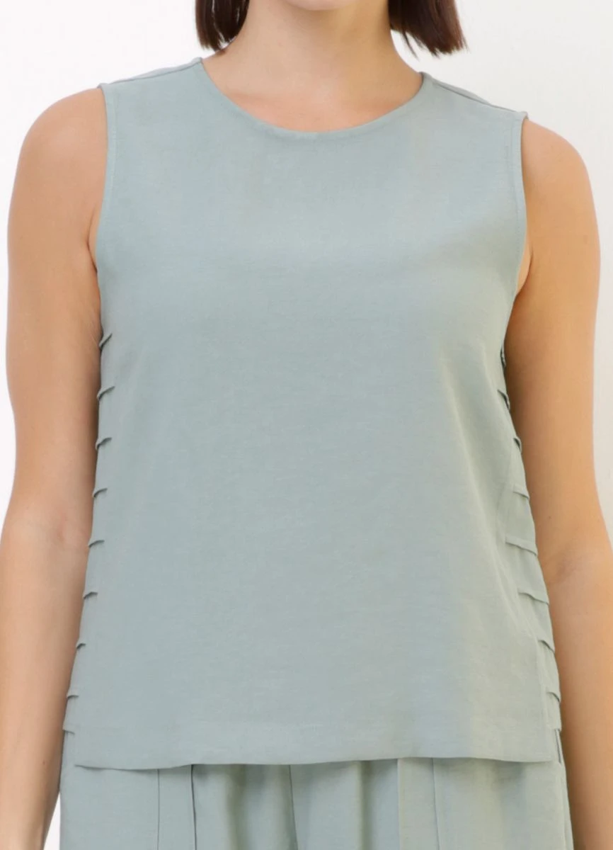 BLUSA ALFAIATARIA - Verde