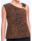 BLUSA CHIFFON ANIMAL PRINT - Animal print BLUSA CHIFFON ANIMAL PRINT - Animal print