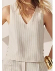 BLUSA LINHO MISTO - Cru