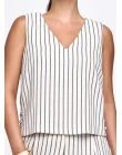 BLUSA LINHO MISTO - Marinho