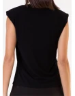 BLUSA MALHA LISA - Preto