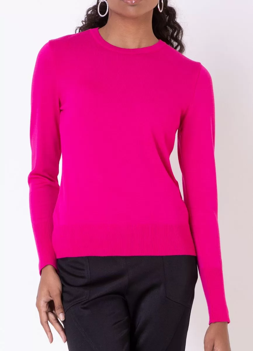 BLUSA MODAL GOLA CARECA - Pink