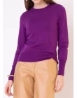 BLUSA MODAL GOLA CARECA - Roxo