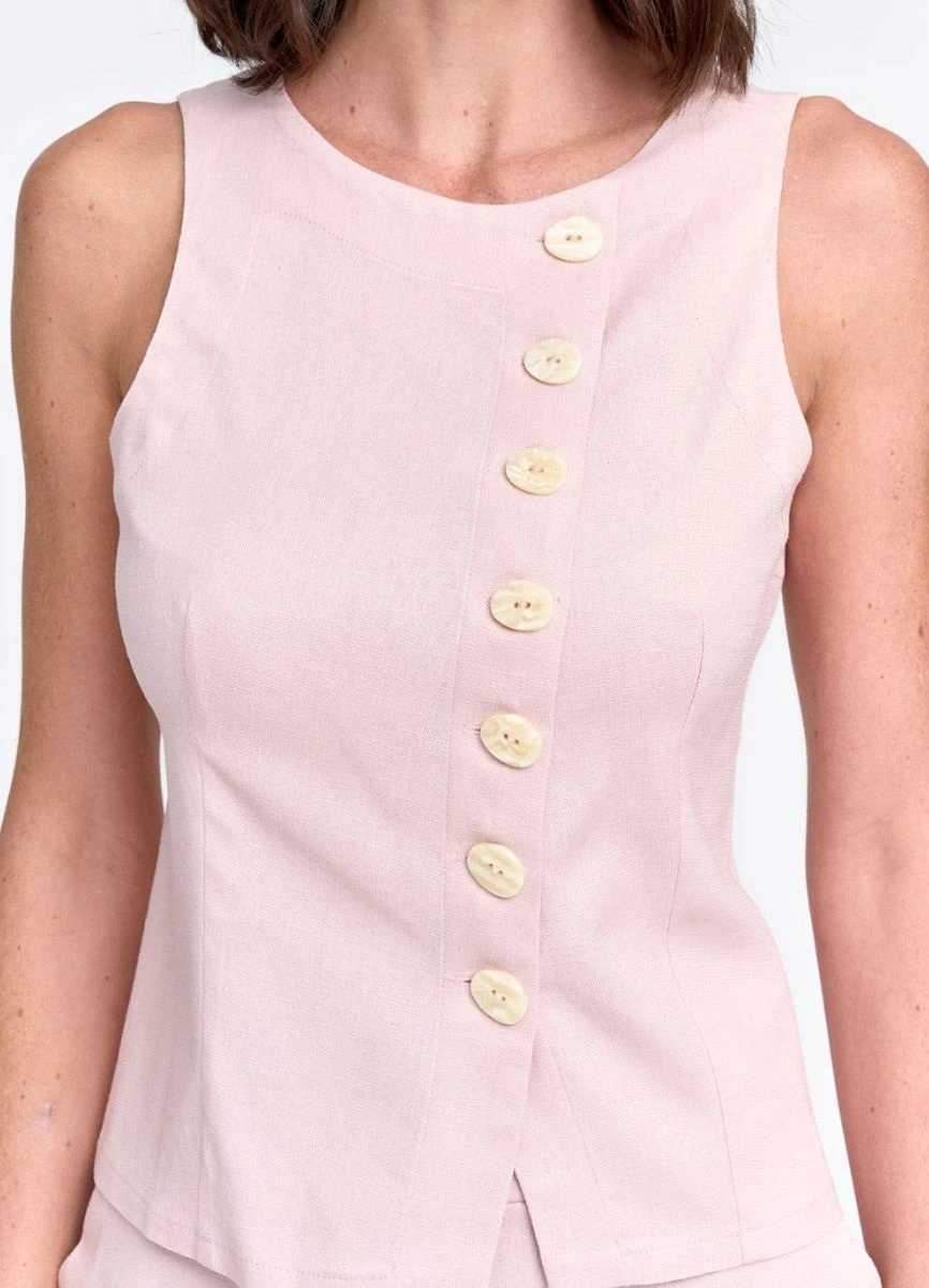 BLUSA VISCOLINHO - Rosa