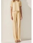 BLUSA VISCOSE PIQUET - Amarelo