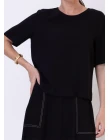 BLUSA VISCOSE - Preto