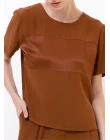 BLUSA VISCOSE - Terracota