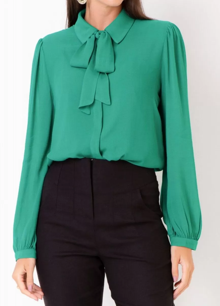 BLUSA VISCOSE - Verde