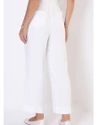 CALÇA VISCOSE COM PESPONTO - Branco