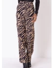 CALÇA VISCOSE RETA ESTAMPA ZEBRA - Zebrada