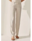 CALÇA KLINHO MISTO BOLSO FACA - Cru