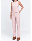 CALÇA VISCOLINHO BOLSO FACA - Rosa