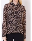 CAMISA CHIFON MANGA LONGA - Zebra