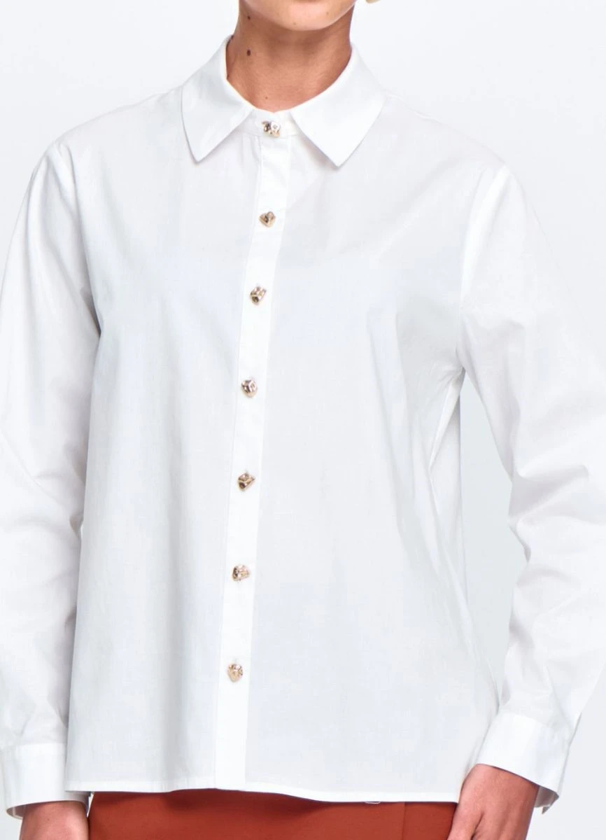 CAMISA TRICOLINE - Branco