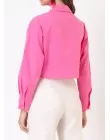 CAMISA TRICOLINE CROPPED - Pink