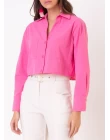 CAMISA TRICOLINE CROPPED - Pink