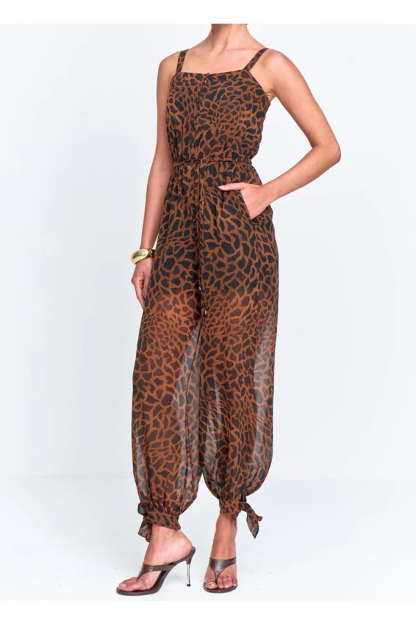 MACACÃO CHIFFON ANIMAL PRINT - Animal print