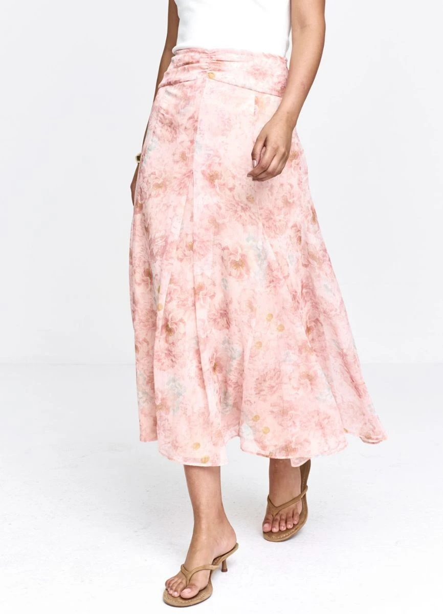 SAIA CHIFFON ESTAMPADA - Flores