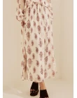 SAIA CHIFON MIDI - Bege