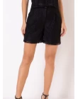 SHORTS RENDA BOLSO FACA - Preto