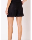 SHORTS RENDA BOLSO FACA - Preto