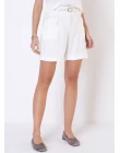 SHORTS VISCOSE COM BOLSO - Branco