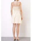 VESTIDO CREPE CURTO - Creme