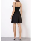 VESTIDO CREPE CURTO - Preto