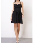 VESTIDO CREPE CURTO - Preto