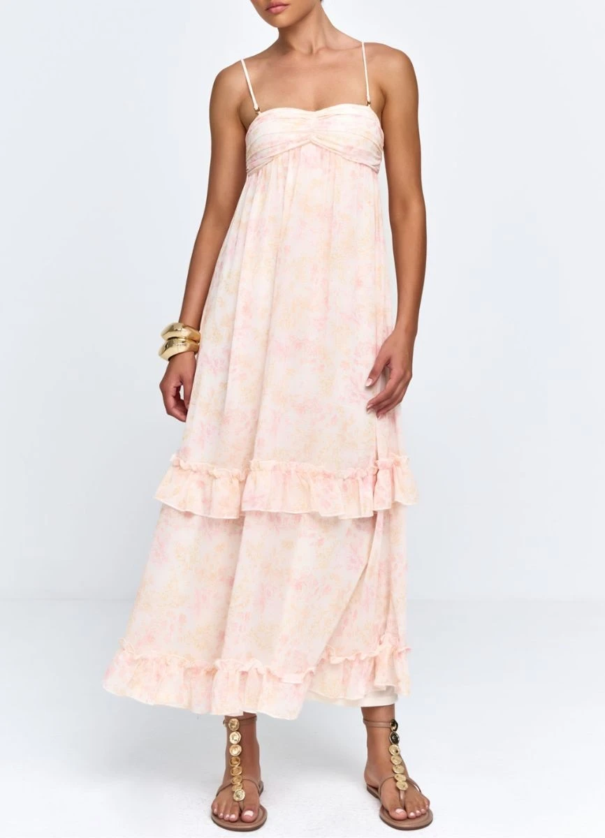 VESTIDO CREPE ESTAMPADO - Flores