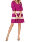 VESTIDO CREPE - Fucsia