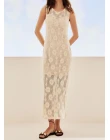 VESTIDO MALHA - Areia
