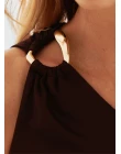 VESTIDO MALHA - Marrom