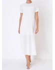 VESTIDO MALHA TRICOT - Branco