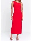 VESTIDO MALHA VISCOSE - Vermelho