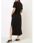 VESTIDO RAMI MISTO - Preto