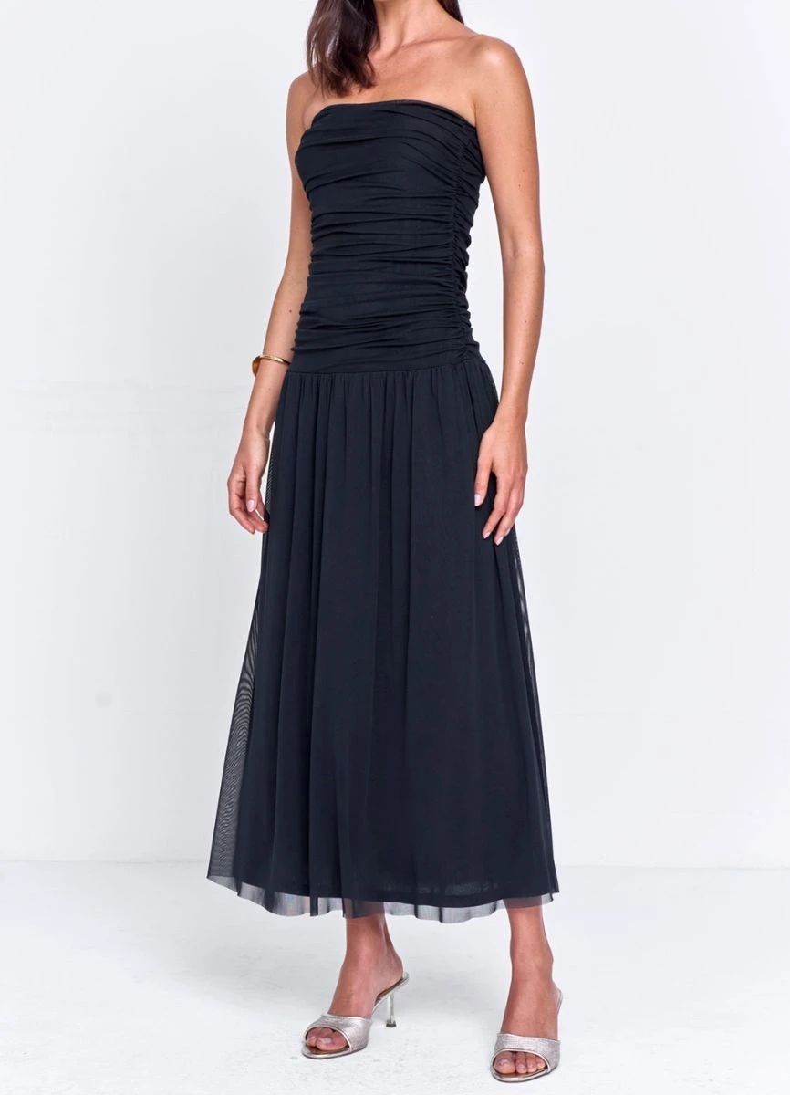 VESTIDO TULE - Preto