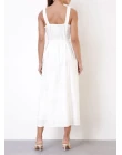 VESTIDO VISCOLINHO BORDADO - Off white