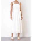 VESTIDO VISCOLINHO BORDADO - Off white