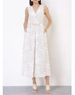 VESTIDO VISCOLINHO ESTAMPADO - Off white