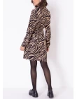 VESTIDO VISCOSE ANIMAL PRINT - Animal print