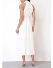 VESTIDO VISCOSE BORDADO - Branco