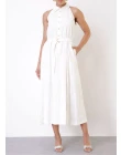 VESTIDO VISCOSE BORDADO - Branco