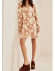 VESTIDO VISCOSE ESTAMPA FOLHAS - Folhas